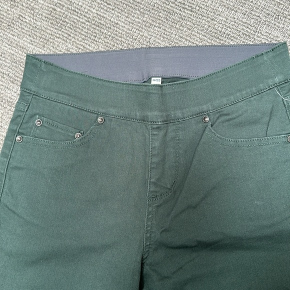 NWT High Rise Skinny Bottle Green Jeggings - JAG Brand - size 25 - Picture 4 of 4